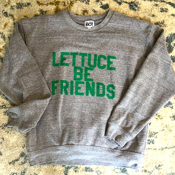 Lettuce Be Friends sweatshirt - Picture 1 of 2